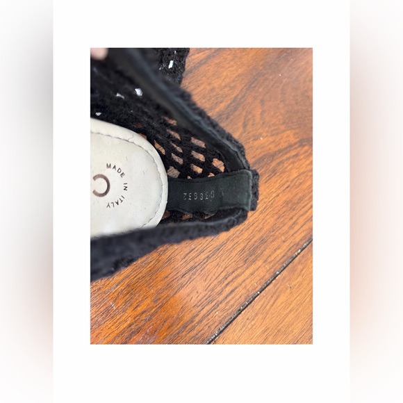 CHANEL Black CROCHET mocassins- 2023 Interlocking CC Logo Espadrilles NEW - Picture 4 of 13